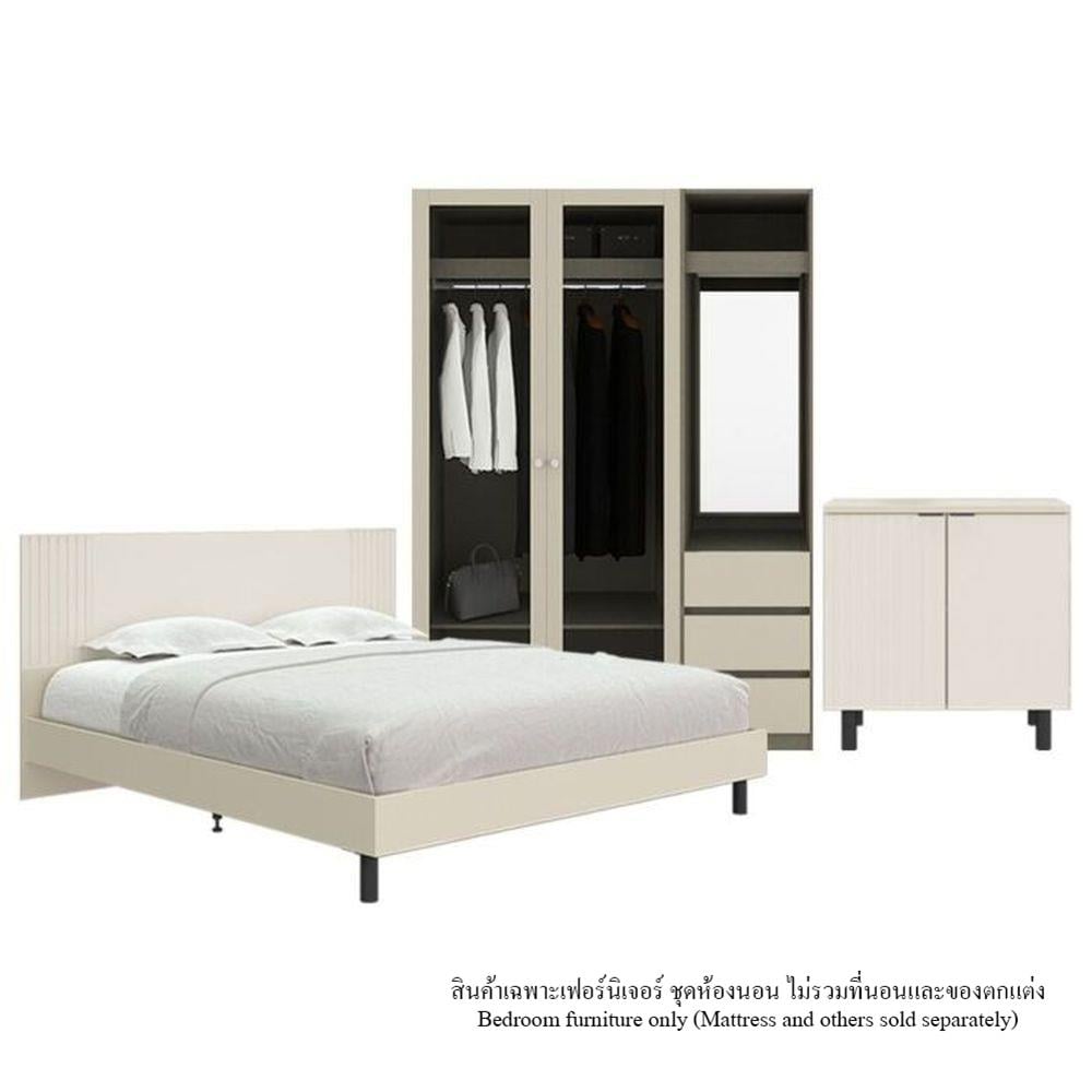 ชุดห้องนอน 6 ฟุต KONCEPT LUCAS 59061702 สีครีม
