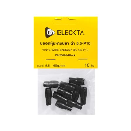 ปลอกหุ้มหางปลา ELECKTA 5.5-P10 สีดำ (แพ็ก 10 ชิ้น)_2