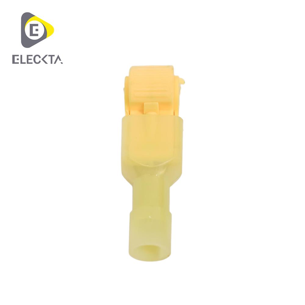 ขั้วต่อสายไฟ ELECKTA 2.5 - 4.0 ตร.ม. สีเหลือง (แพ็ก 20 ชิ้น)
