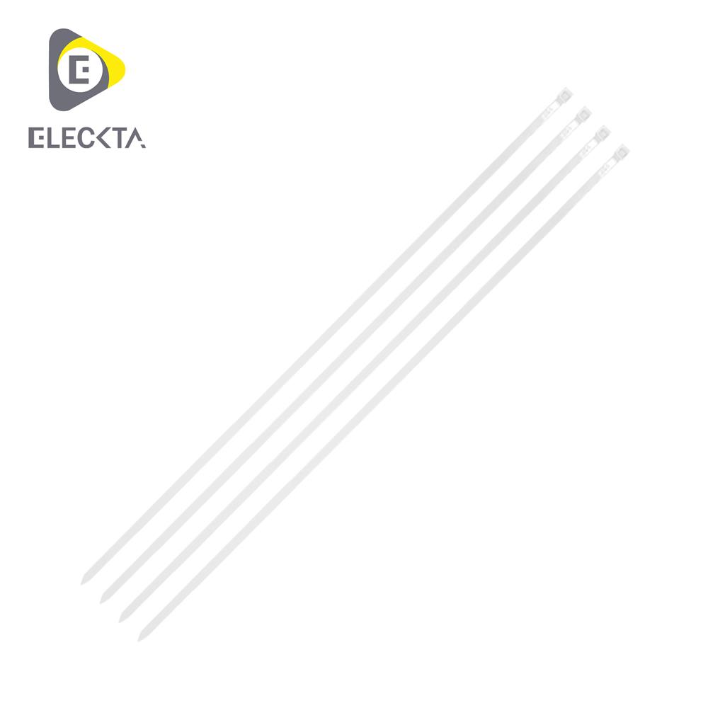เคเบิ้ลไทร์ ELECKTA 14 นิ้ว สีขาว (แพ็ก 100 เส้น)