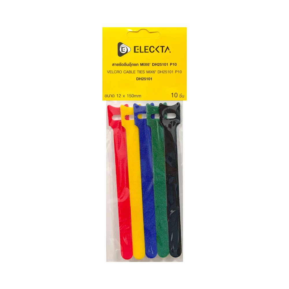 สายรัดตีนตุ๊กแก 6 นิ้ว ELECKTA DH25101 P10 (แพ็ก 5 ชิ้น)