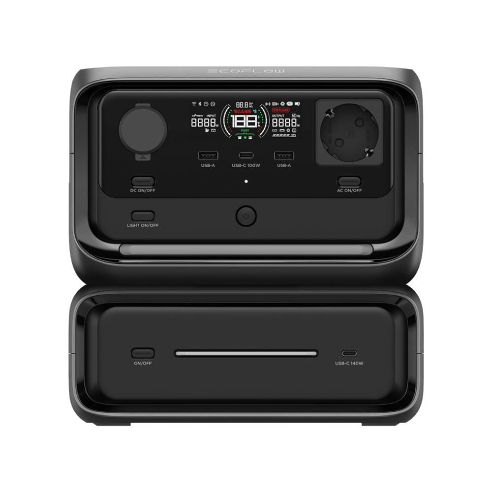 POWER BOX ECOFLOW RIVER 3 MAX 600 วัตต์ สีดำ