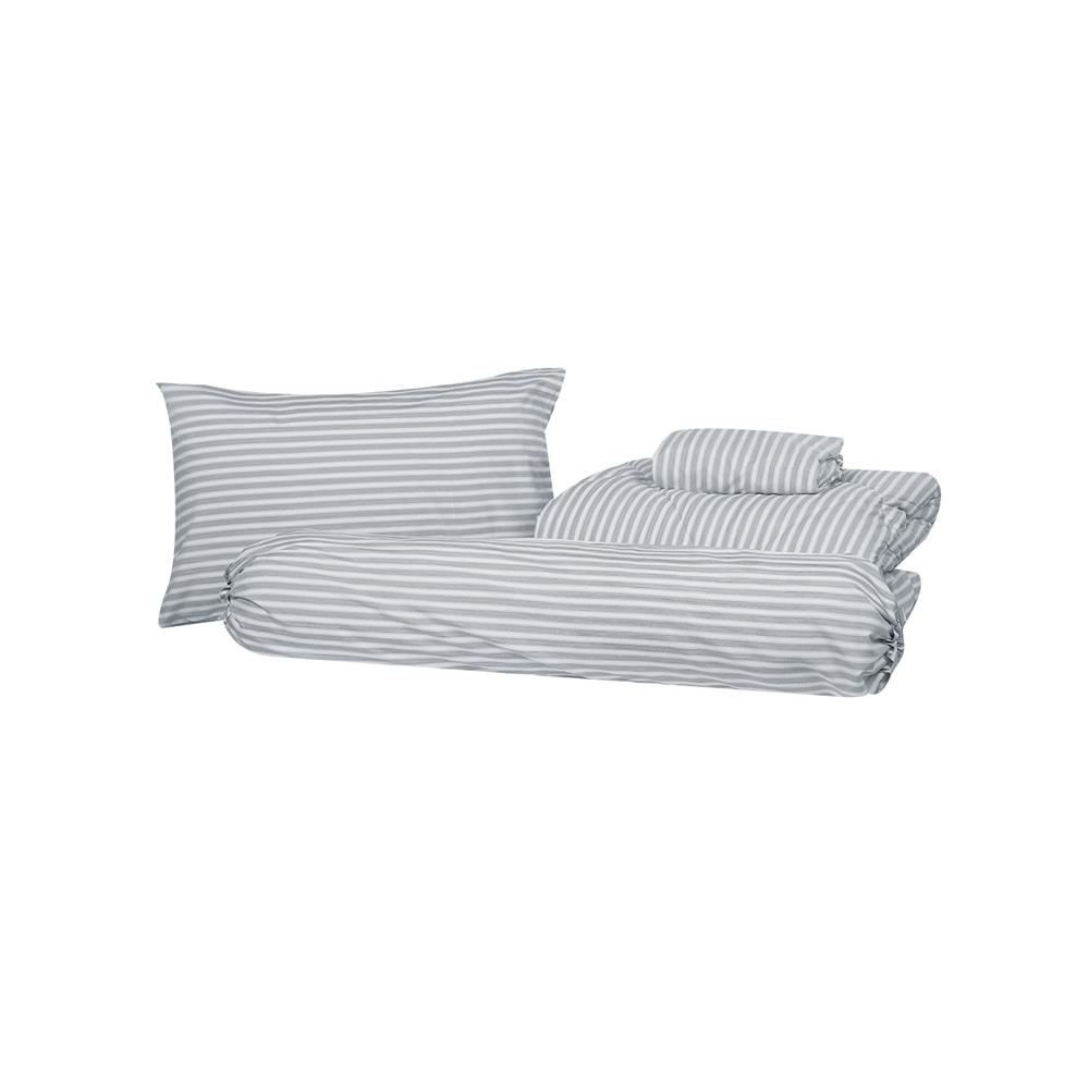ชุดผ้าปูที่นอน 3.5 ฟุต (ชุด 4 ชิ้น) HOME LIVING STYLE LINEA สี GREY