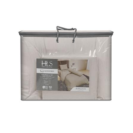 ชุดผ้าปูที่นอน 3.5 ฟุต (ชุด 4 ชิ้น) HOME LIVING STYLE SERENO สี KHAKI_4