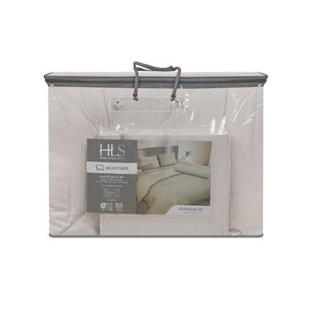ชุดผ้าปูที่นอน 6 ฟุต (ชุด 6 ชิ้น) HOME LIVING STYLE SERENO สี KHAKI_5