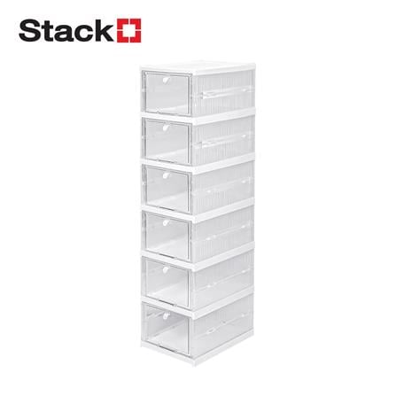 กล่องรองเท้า 6 ช่อง STACKO KLEAR 34.5X25.5X105.8 ซม. สีใส_0