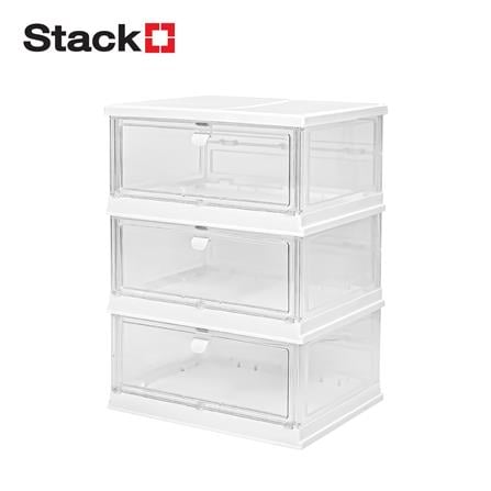 กล่องรองเท้า 3 ช่อง STACKO KLEAR 52.7X34.8X67.51 ซม. สีใส_0