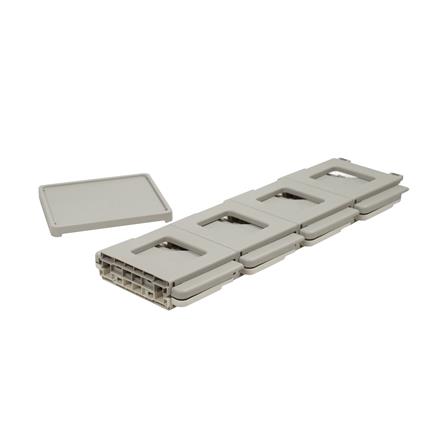 ชั้นวางรองเท้า 5 ชั้น STACKO BONNIE 26.5X26X75 ซม. สีขาว/เทา_2