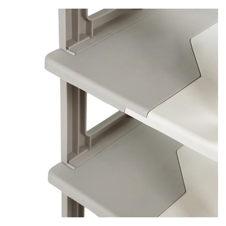 ชั้นวางรองเท้า 5 ชั้น STACKO BONNIE 26.5X26X75 ซม. สีขาว/เทา_3