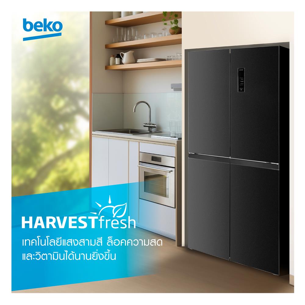 ตู้เย็น MULTI DOOR BEKO GNO46624HFSK 16.5 คิว สีเทาเข้ม