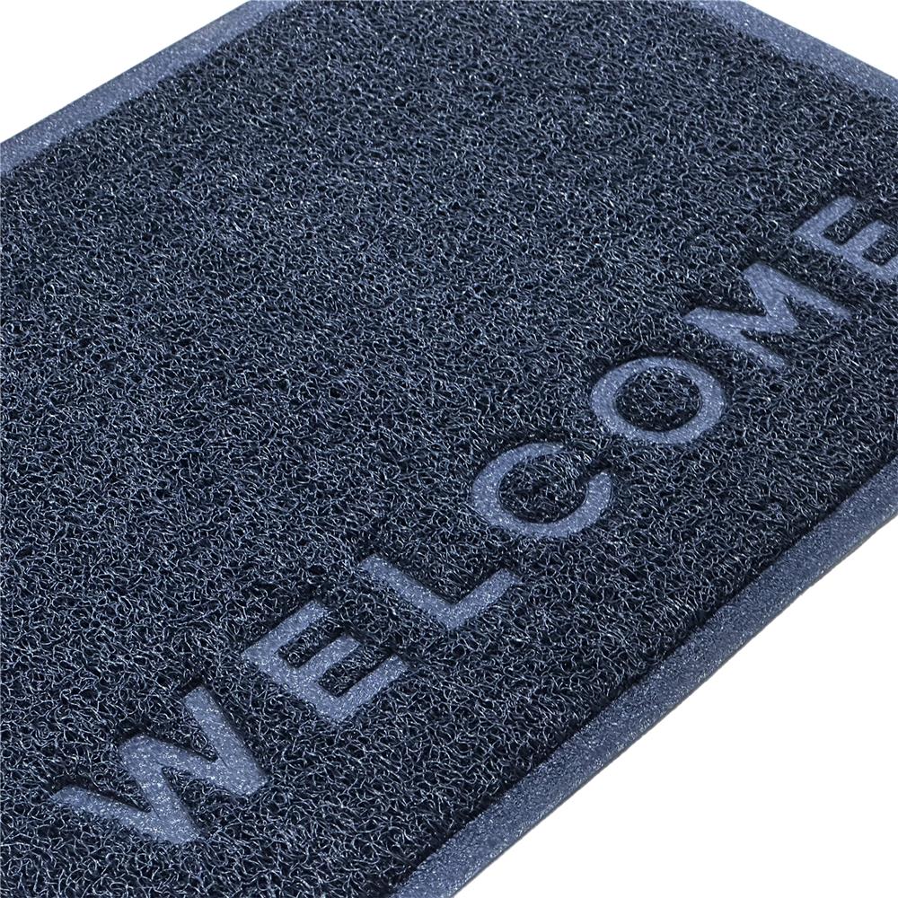 พรมเช็ดเท้าดักฝุ่น HOME LIVING STYLE W.NEO 50X70 ซม. สีน้ำเงิน