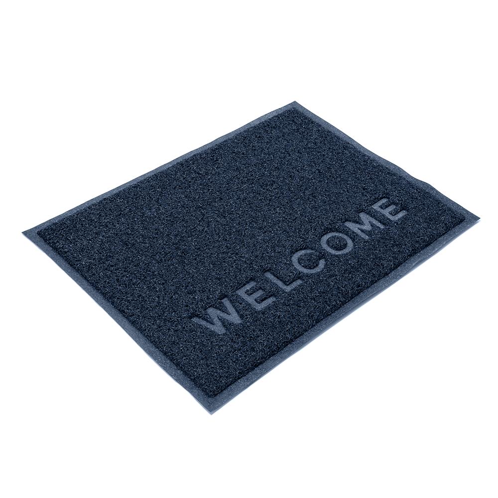 พรมเช็ดเท้าดักฝุ่น HOME LIVING STYLE W.NEO 60X80 ซม. สีน้ำเงิน