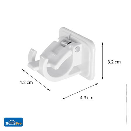 ขารับราง 1 ชั้น HOME LIVING STYLE RD 19 มม. สีขาว_4