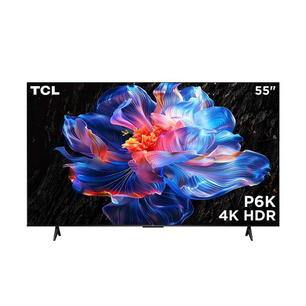 ทีวีแอลอีดี 55 นิ้ว TCL (4K, LED, GOOGLE TV) UHD 55P6K