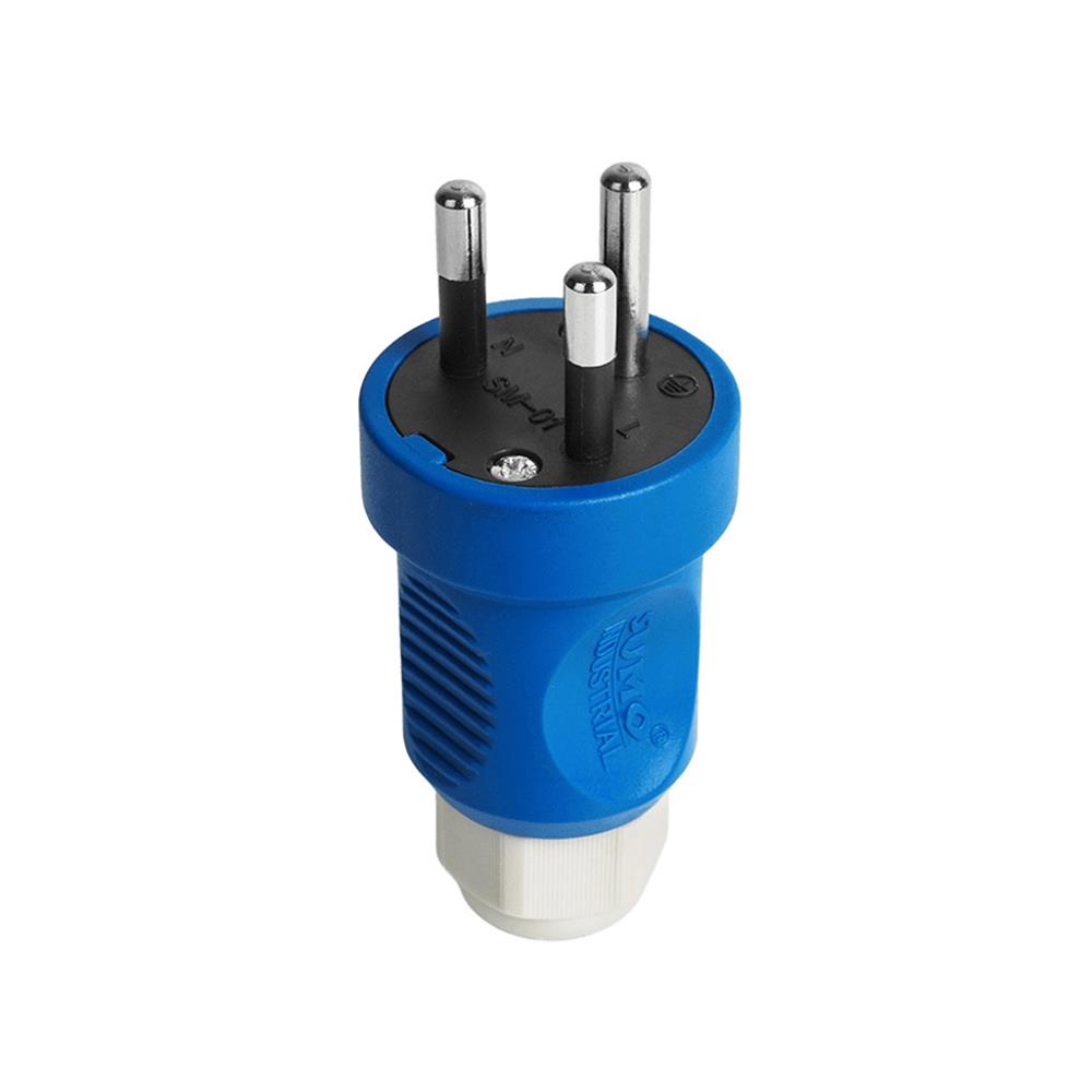 ปลั๊กตัวผู้ 3 ขา SUMO PT-0123TH สีน้ำเงิน