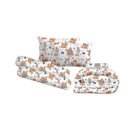 ชุดผ้าปูที่นอน 3.5 ฟุต (ชุด 6 ชิ้น) LEILALYNN DEER LOVE สี WHITE_1