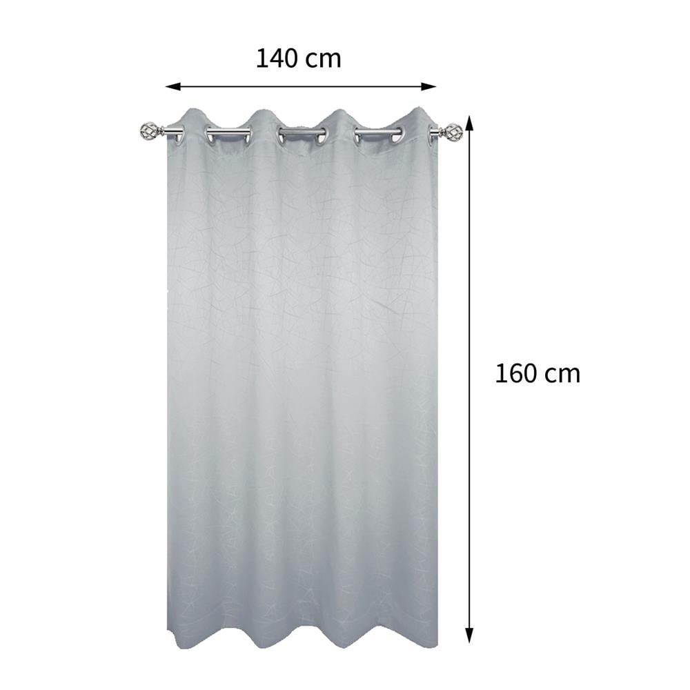ผ้าม่าน EYELET HOME LIVING STYLE LILY UV 140X160 ซม. สีเทา