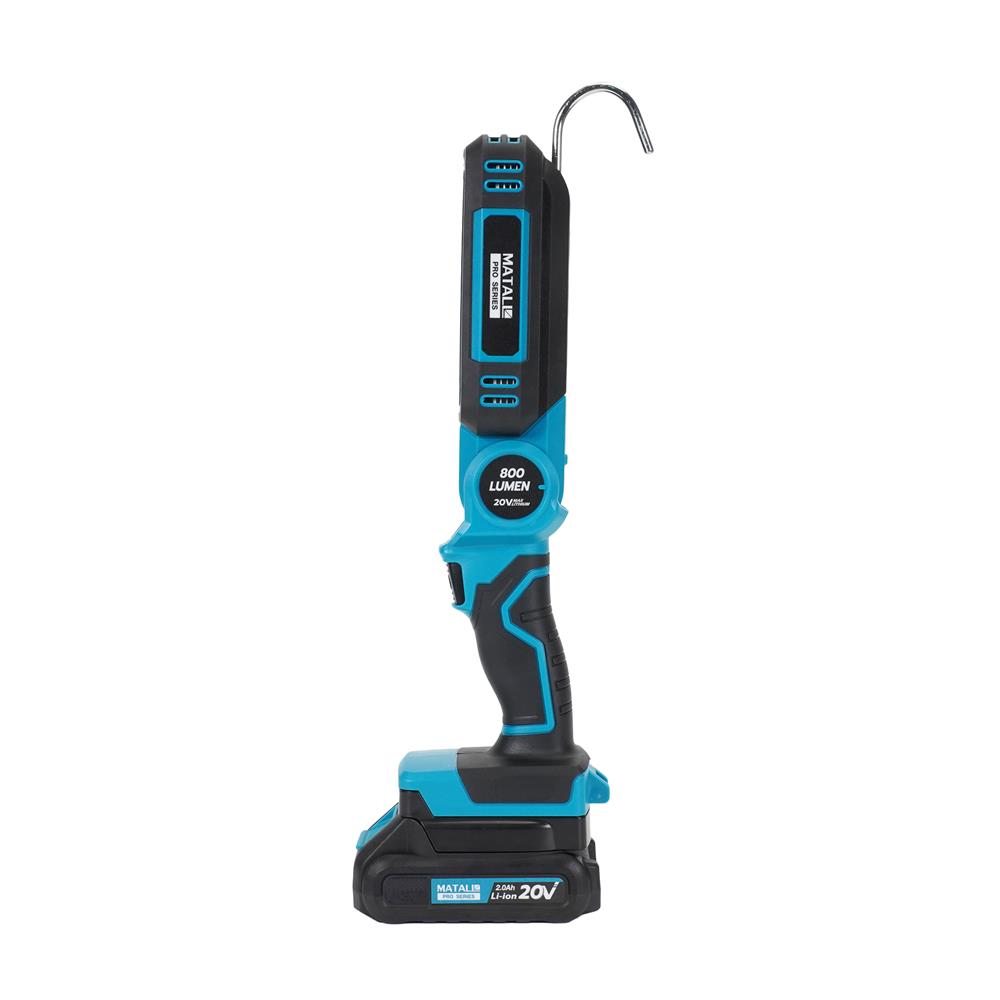 ไฟส่องทำงาน LED (พร้อมแบตเตอรี่) MATALL PRO 20 โวลต์