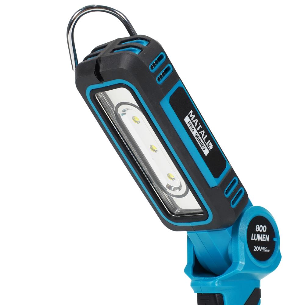 ไฟส่องทำงาน LED (พร้อมแบตเตอรี่) MATALL PRO 20 โวลต์