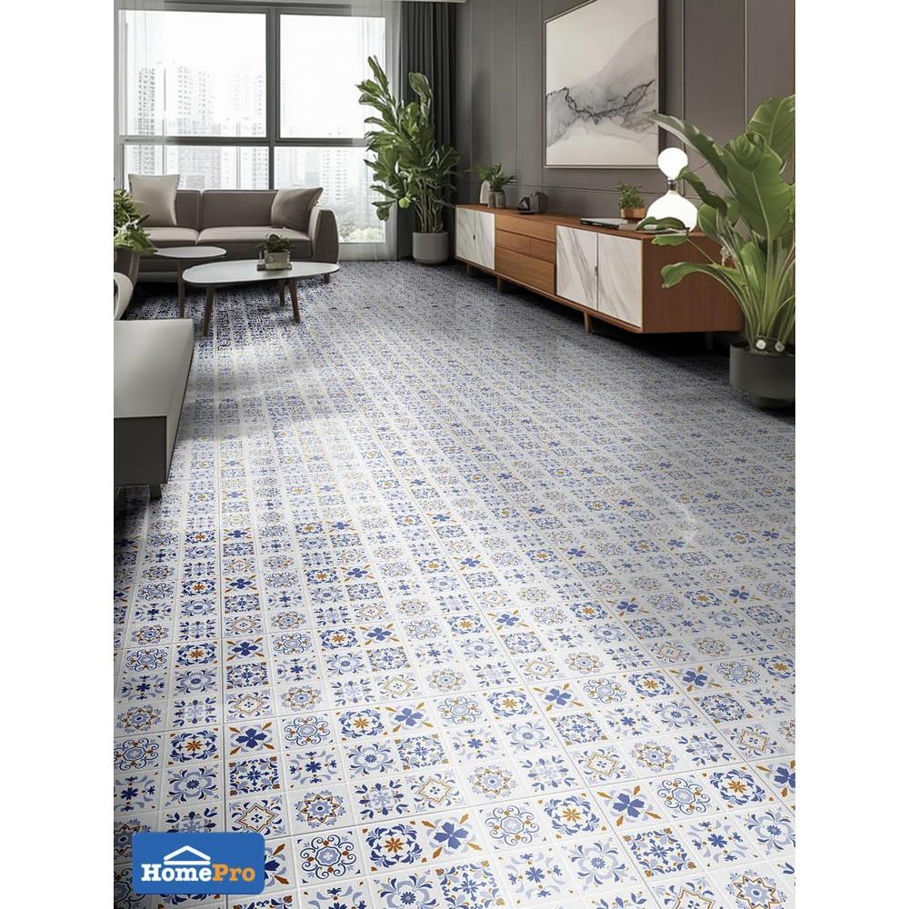 กระเบื้องพื้น 12x12 นิ้ว TARA มาซ่า ฟ้า PM 1 ตร.ม.