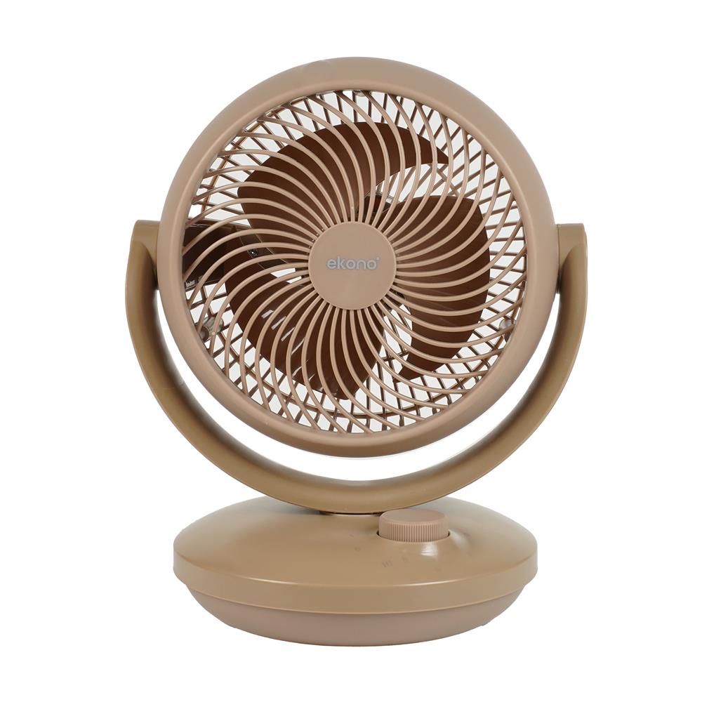 พัดลมพกพา 8 นิ้ว EKONO TT-TS16 สีน้ำตาล_0
