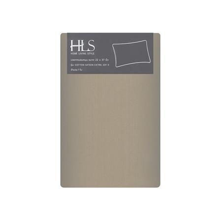 ปลอกหมอนหนุน HOME LIVING STYLE COTTON SATEEN EXTRA JOY II สี BROWN_3