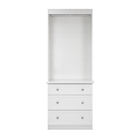 ตู้เสื้อผ้าบานผสม FURDINI HELENA 80 ซม. สีขาว_2