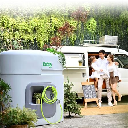 ถังเก็บน้ำ DOS WATER PAC PRO 1000 ลิตร+ปั๊มน้ำ GRUNDFOS CMB5-46 PM1 900W+เครื่องกรองน้ำใช้ DOS DP-WTP สีเทา_2