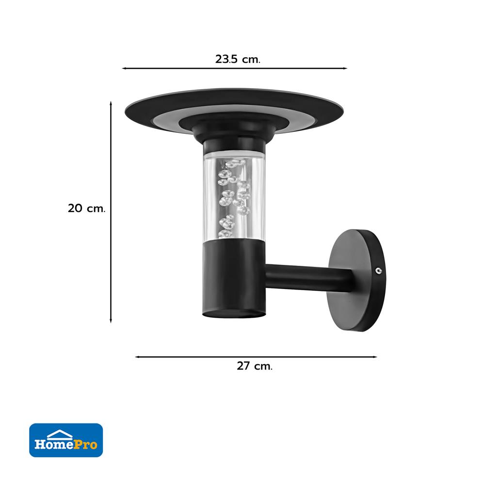 ไฟกิ่งภายนอก SOLAR CARINI TB-238 2 วัตต์ COOL WHITE/WARM WHITE สีดำ