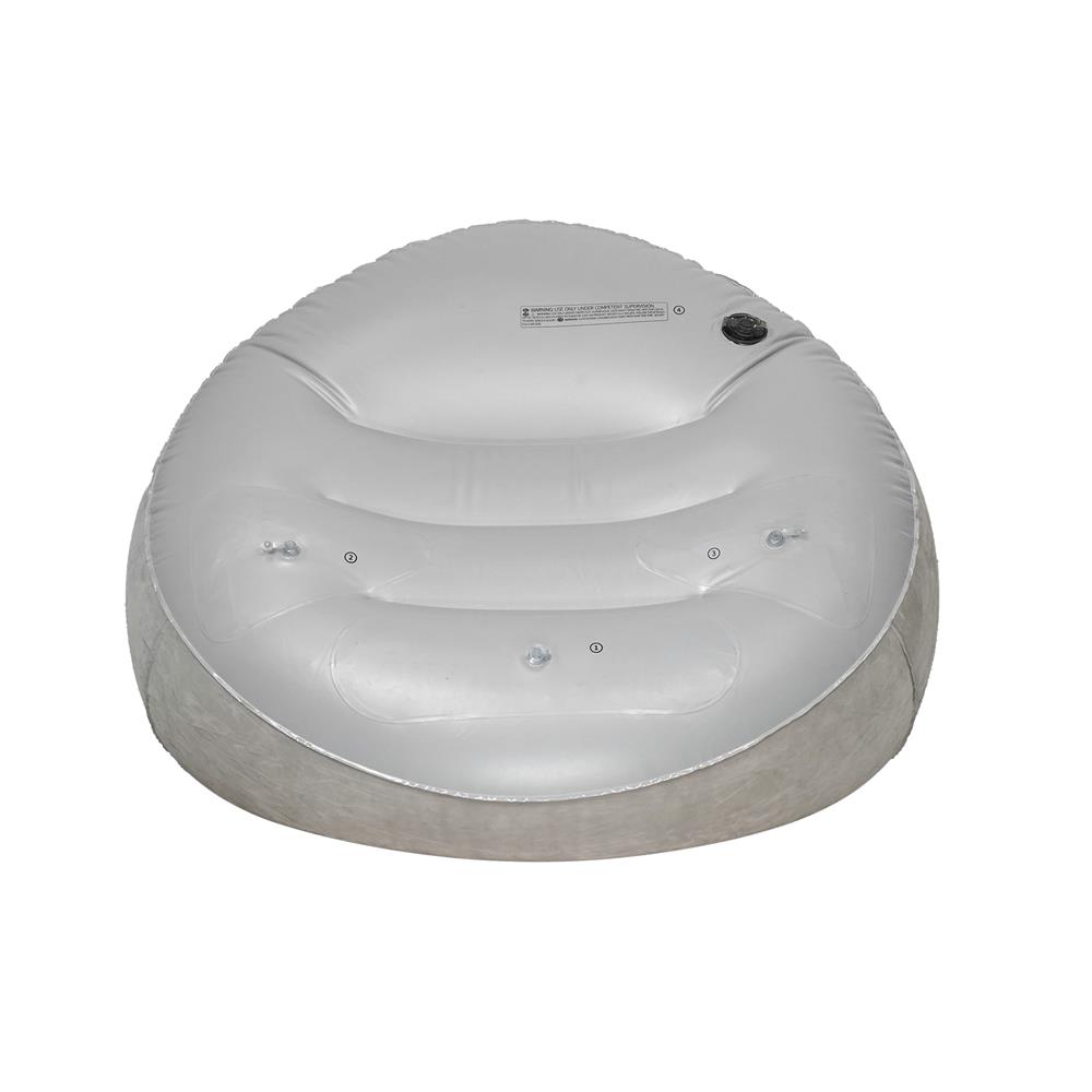 เบาะรองนั่งเป่าลม HOME LIVING STYLE BLOW 44.5x44.5 นิ้ว สีเทา