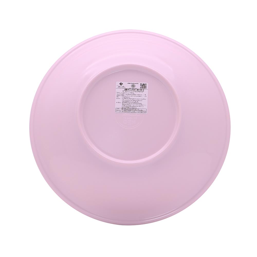 ชามซุปเมลามีน 10 นิ้ว VANDA CLASSIC สีชมพู