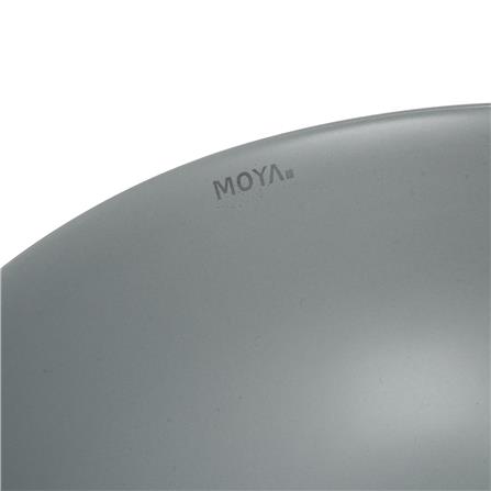 อ่างล้างหน้าวางบนเคาน์เตอร์ MOYA 222-8 MATT GREY_1