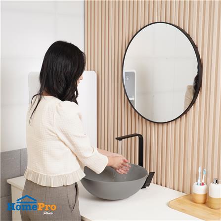 อ่างล้างหน้าวางบนเคาน์เตอร์ MOYA 222-8 MATT GREY_5