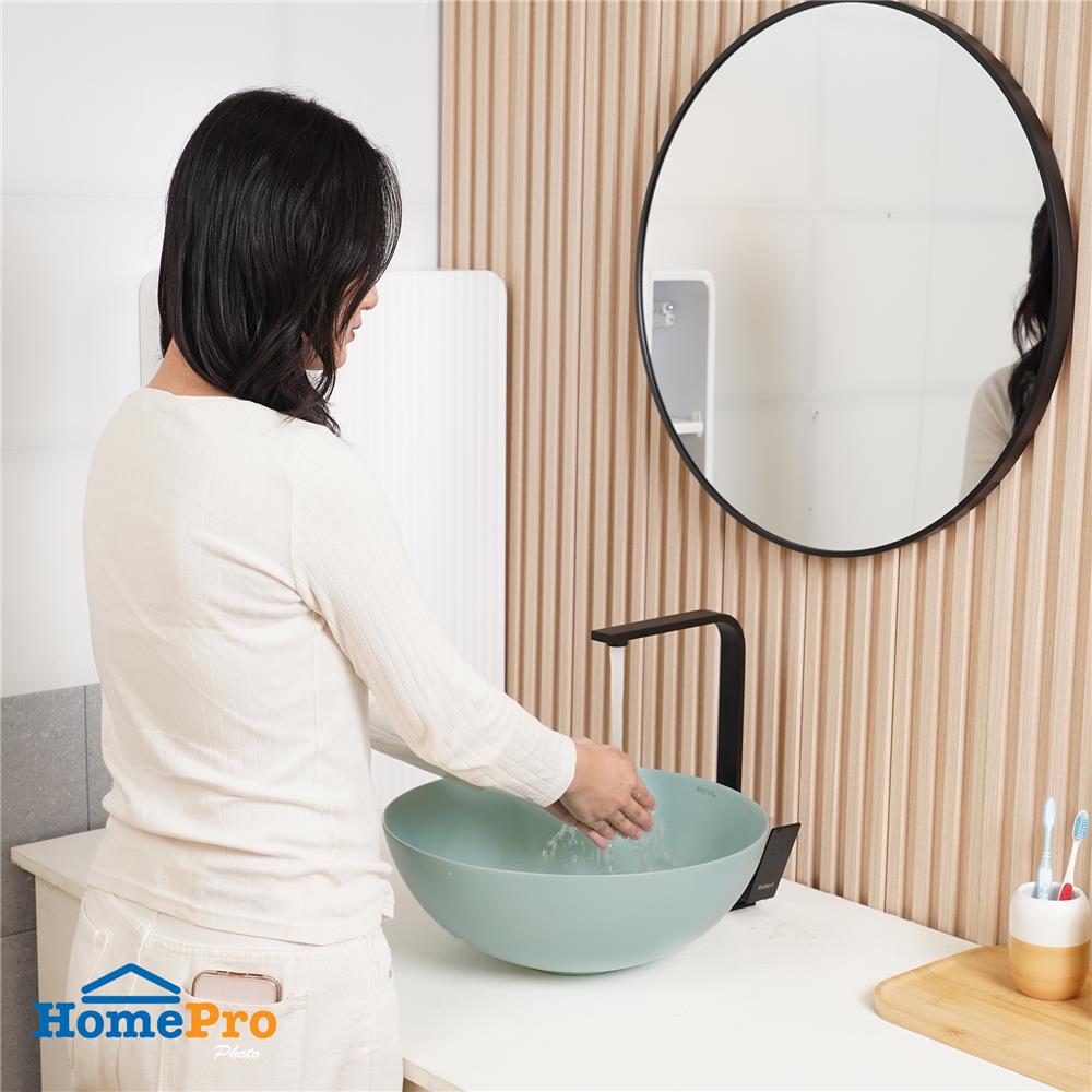 อ่างล้างหน้าวางบนเคาน์เตอร์ MOYA 222-9 MATT GREEN