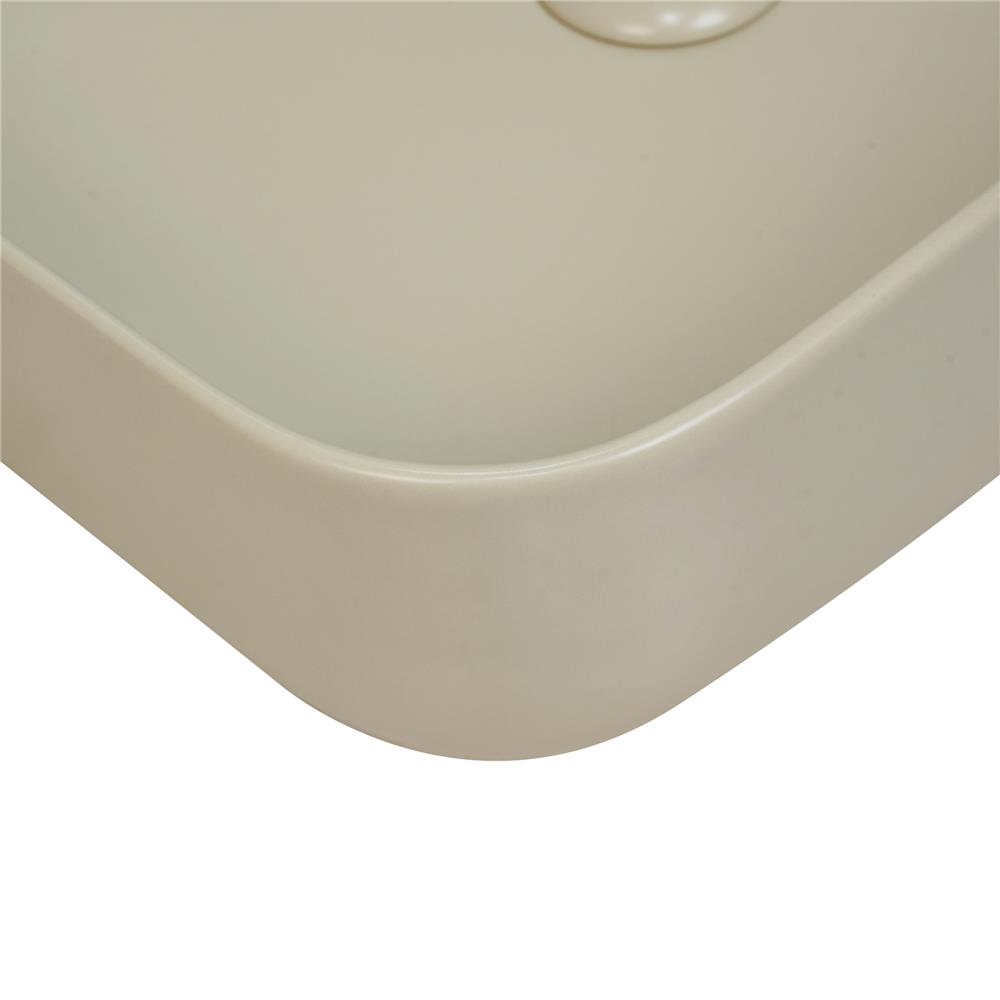 อ่างล้างหน้าวางบนเคาน์เตอร์ MOYA 203P-2 MATT BEIGE