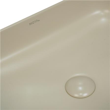 อ่างล้างหน้าวางบนเคาน์เตอร์ MOYA 203P-2 MATT BEIGE_2