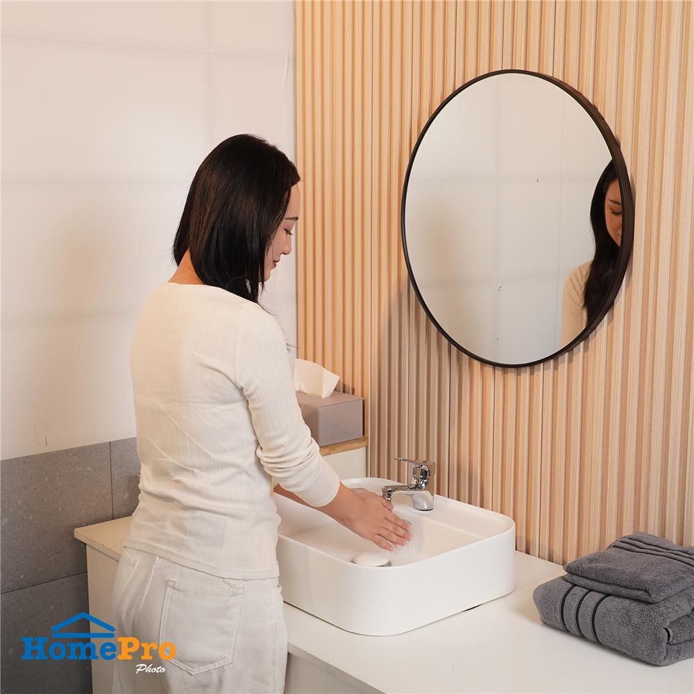 อ่างล้างหน้าวางบนเคาน์เตอร์ MOYA C-815 MATT WHITE