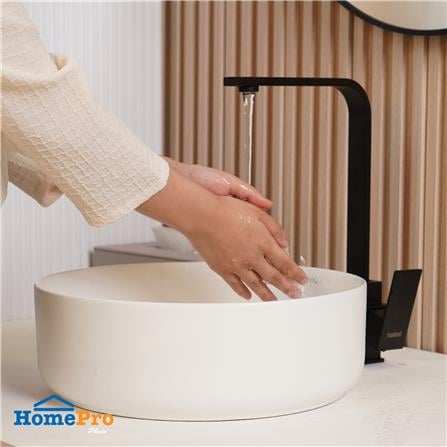 อ่างล้างหน้าวางบนเคาน์เตอร์ MOYA 221-12 MATT WHITE_5