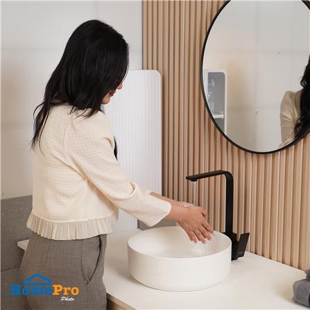 อ่างล้างหน้าวางบนเคาน์เตอร์ MOYA 221-12 MATT WHITE_6