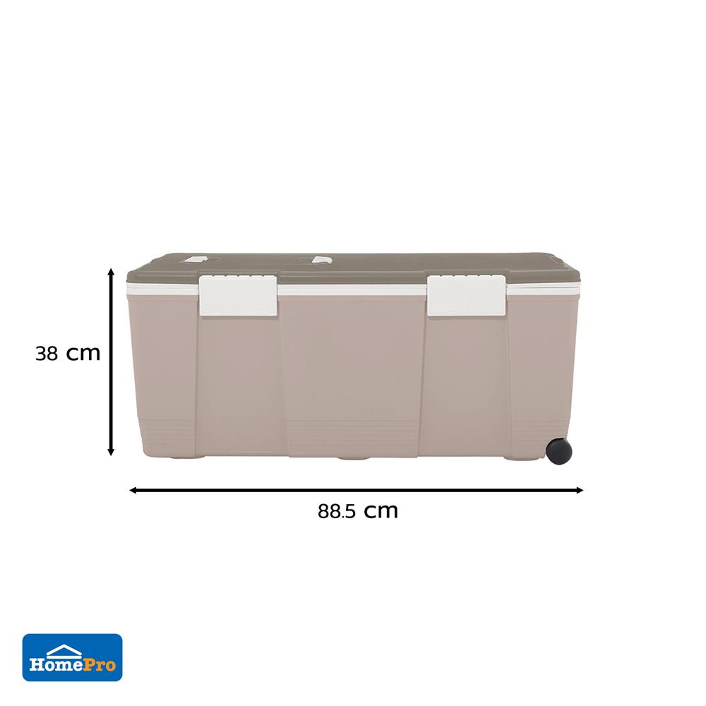 ถังแช่อเนกประสงค์ SPRING CIRCULAR 75 ลิตร สีโทป