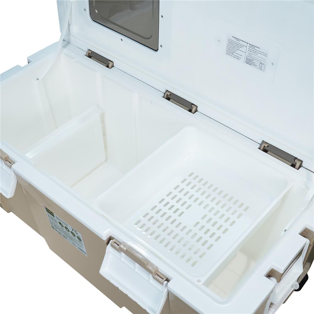 ถังแช่อเนกประสงค์ SPRING CIRCULAR 75 ลิตร สีโทป