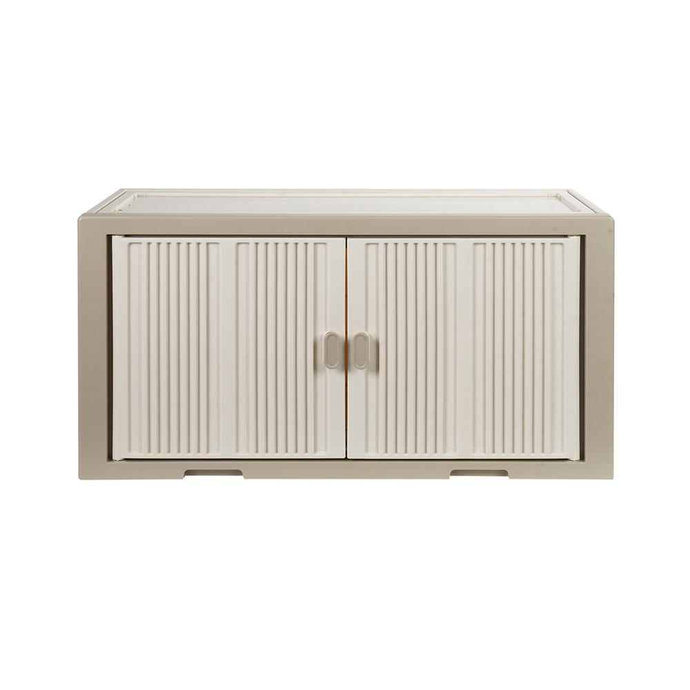 กล่องบานเปิด STACKO SORA 64X32X32.5 ซม. สีเบจ