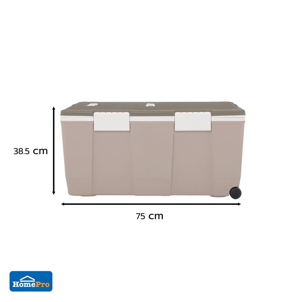 ถังแช่อเนกประสงค์ SPRING CIRCULAR 55 ลิตร สีโทป