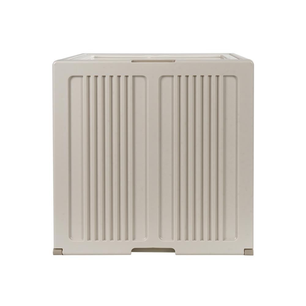 กล่องบานเปิด STACKO SORA 32X32X32.5 ซม. สีเบจ