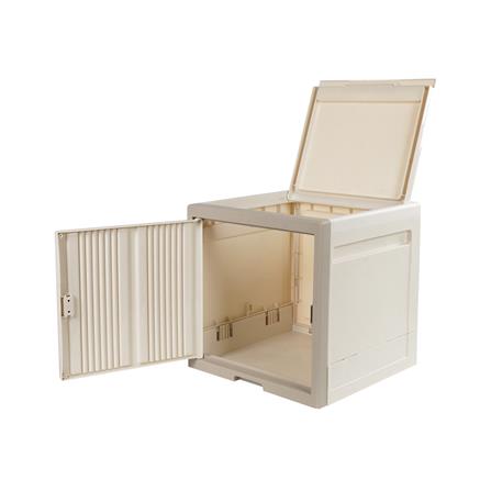 กล่องบานเปิดข้าง STACKO SORA 32X32X32.5 ซม. สีเบจ_3