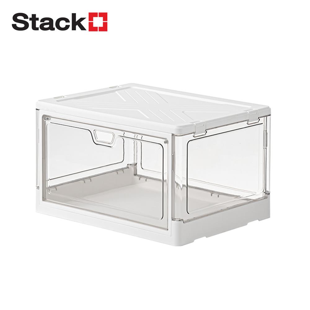 กล่องรองเท้า STACKO LITE 38X28X22 ซม. สีขาว/ใส_1