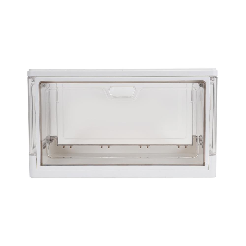 กล่องรองเท้า STACKO LITE 38X28X22 ซม. สีขาว/ใส