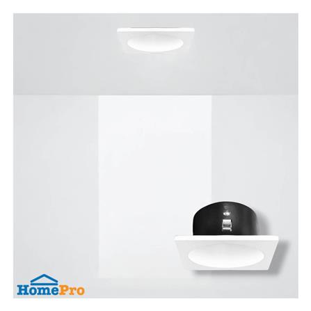 ดาวน์ไลท์ L&E HG 24-04707 3 นิ้ว สีดำ/ขาว เหลี่ยม_4