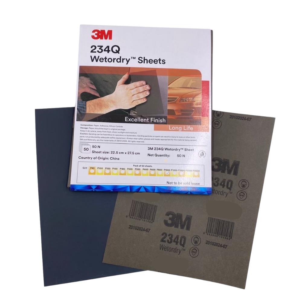 กระดาษทรายน้ำ 3M 234Q เบอร์ 600 9x11 นิ้ว