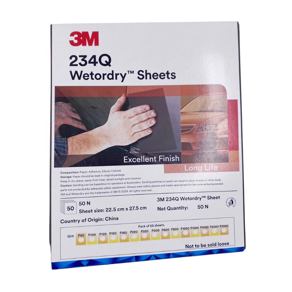 กระดาษทรายน้ำ 3M 234Q เบอร์ 800 9x11 นิ้ว